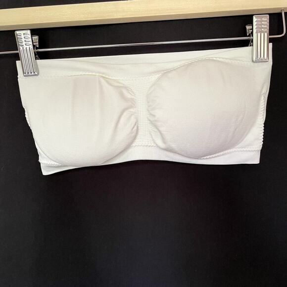 Saint Eve nylon padded bandeau bra strapless women's size S/M stretch comfort - Picture 1 of 4